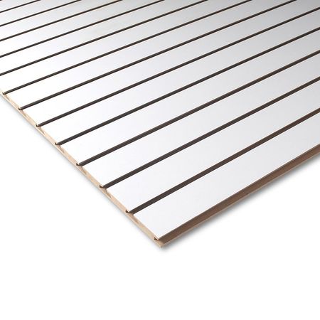 Tablero MDF Ranurado Blanco 18mm 1.22x2.44 metros