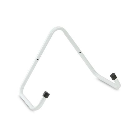 Colgador Grande Dual Makensi Esmaltado de Acero Blanco