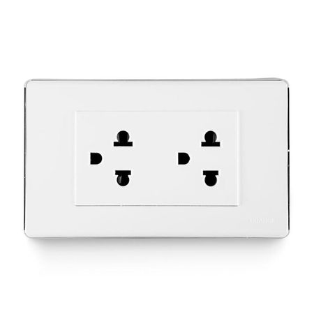 Tomacorriente Doble Universal Orange Deco L/t