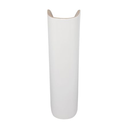 Pedestal Orange Índigo Blanco de Loza Vitrificada 69x19 cm