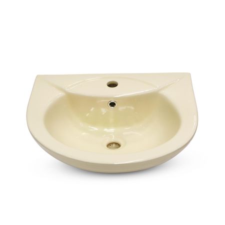 Lavatorio Loza Vitrificada Orange Índigo Boné 52cm