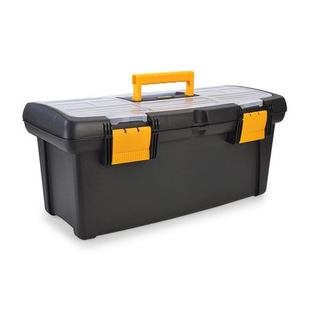 Caja de Herramientas Rimax Modelo 35571 Negro con Tapa Organizadora