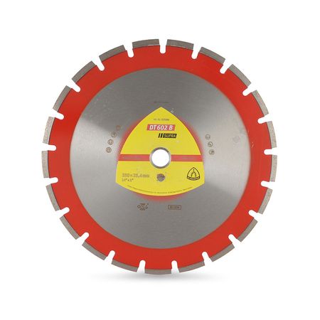 Disco de Corte Diamantado Klingspor Supra 14' 350mm para Concreto Gris