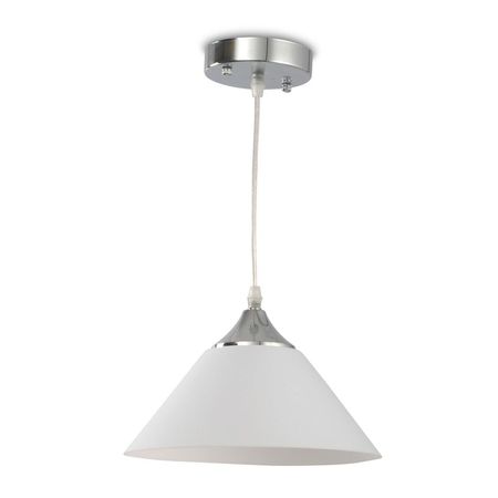 Lámpara Colgante Teresa Acrílico Blanco 25 cm 1 Luz Orange