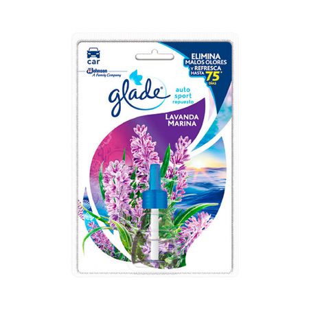 Repuesto de Ambientador para Automóvil Glade Lavanda Marina 7ml