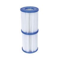 Filtro Bestway de Plástico Cilíndrico Blanco para Piscina