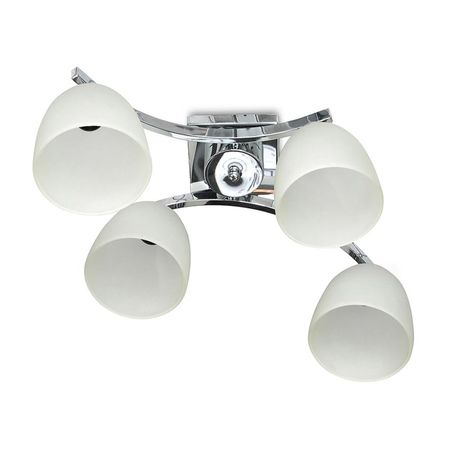 Lámpara Colgante Orange Copines 4 Luces E27 Cromo