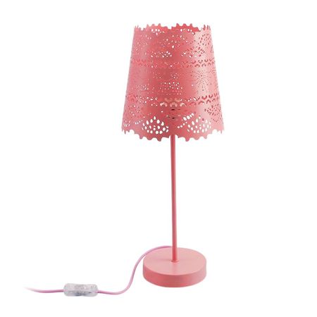 Lámpara de mesa Winnie Rosada E-14 1 Luz Orange