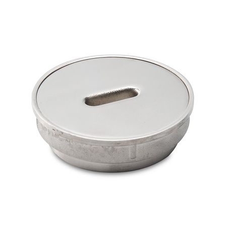 Registro de Acero Inoxidable Redondo Vainsa 2'' Cromado