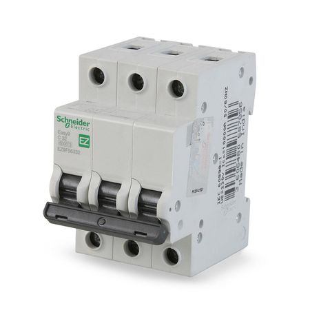 Interruptor Termomagnético Schneider Electric Easy9 3x32A Blanco PVC