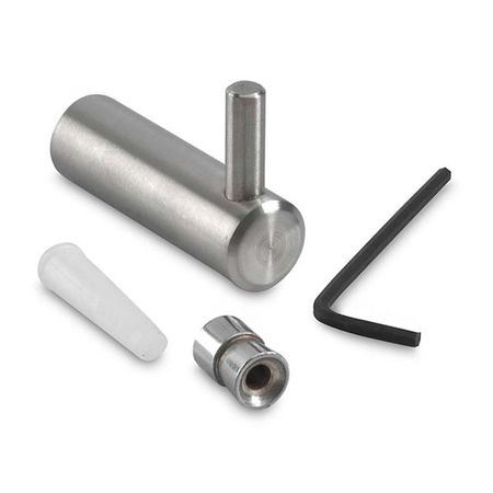 Perchero de pared Acero Inoxidable Mediano 1 Gancho Global Trader