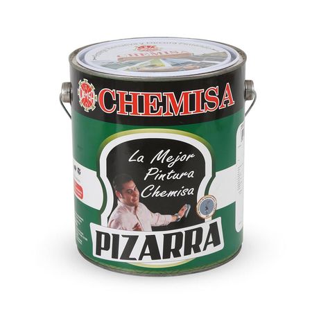 Pintura para pizarra Negra 1 galón Chemisa