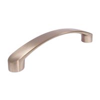 Tirador de Zamak Satinado Cristal 96 mm Rossella