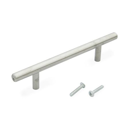 Tirador Recto Acero Inoxidable Pesado 96mm Orient Plata Pulido