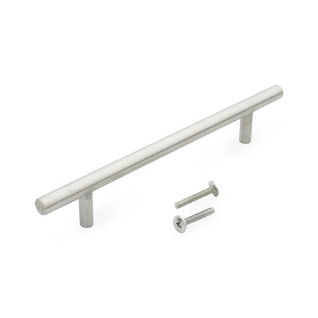 Tirador Recto Acero Inoxidable 128mm Pesado Pulido Orient