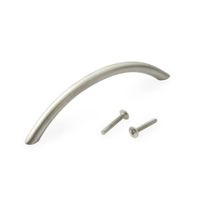 Tirador de Acero Inoxidable Curvo 128mm Modelo Curvo 128 mm