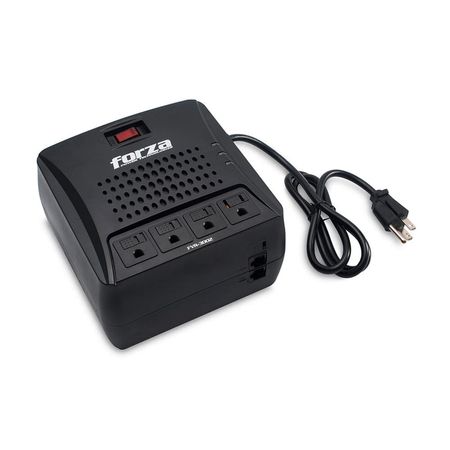 Estabilizador Forza 3000Va/1500W 4T FVR3002 Negro Polietileno