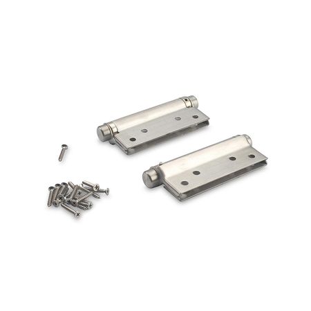 Bisagra Resorte Acero Inoxidable Halcon 100 mm Pulido