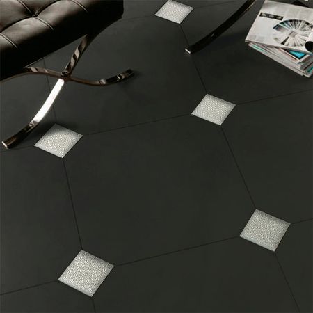 Taco de Vidrio Kantu Texture Brillante Blanco de 7x7 cm