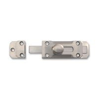 Cerrojo Global Persa 3' Plata de Acero Niquelado Brillante