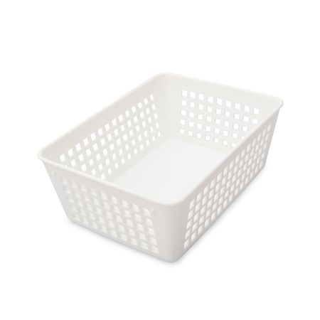 Caja Canasta Blanca Tamaño S
