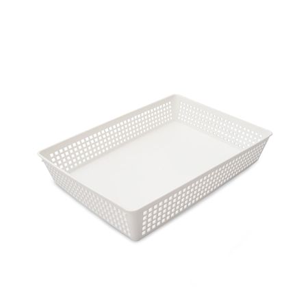 Caja Canasta Blanca Tamaño L