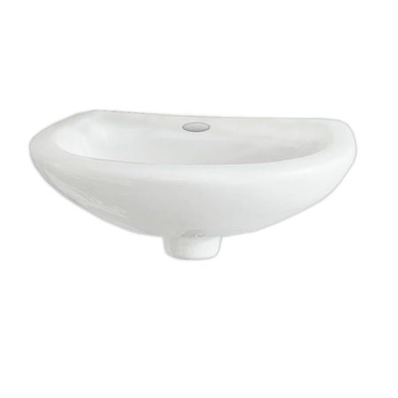 Lavatorio Ovalado Italgrif Punta Sal Blanco de Loza Vitrificada