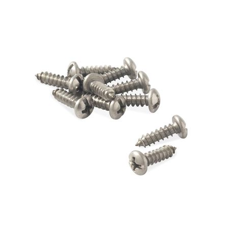 Tornillo de cabeza Pan Acero Inoxidable 6mm x 1/2