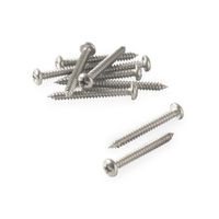 Tornillo de Acero Inoxidable Cabeza Pan 8mm x 1.1/2' 10u