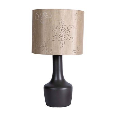 Lámpara de Mesa Moderna Flower Orange 1 Luz