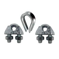 2 Grampas y 1 Guardacable 1/8"" Werken