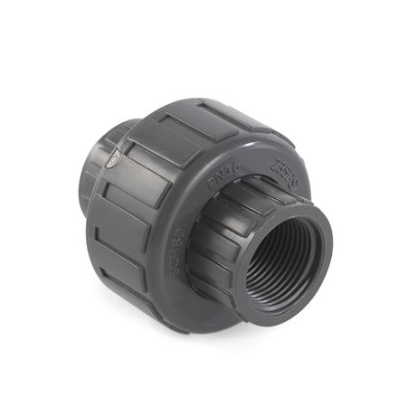 Unión PVC NPT 1/2'' Nicoll Gris Accesorio de Alta Resistencia