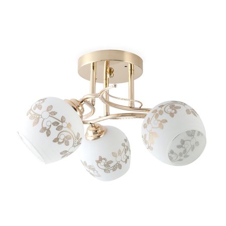 Lámpara Colgante Orange Deysi 3 Luces E27 Dorado