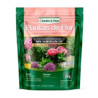 Nutri Plant hojas y flores granulado 1kg Garden Clean