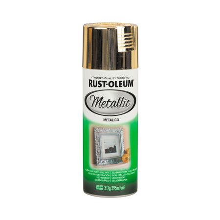 Spray Especialidad Metálico Oro Brillante 312 gramos Rust Oleum