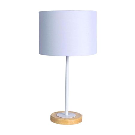 Lámpara de Mesa Trendy Beverly Hills Blanca 1 Luz E27 Orange