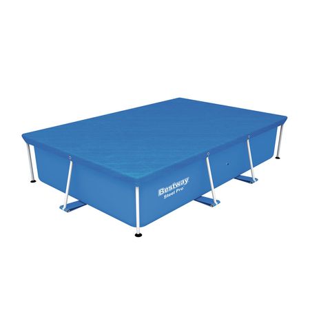 Cobertor Rectangular Bestway 300x201cm Azul de PVC Resistente