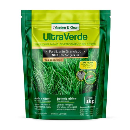 Nutri Plant ultraverde granulado 1kg Garden Clean
