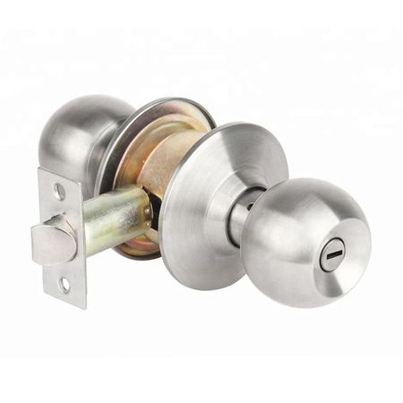 Cerradura de Baño Acero Inoxidable Pulido 60 mm