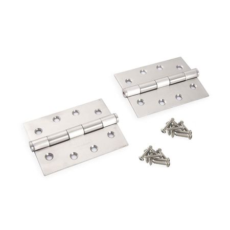 Bisagra de Acero Inoxidable Zender 4'' x 3'' 2 Unidades