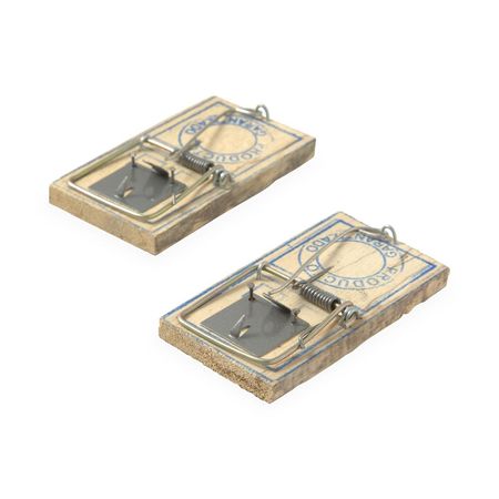 Trampa de madera chica x 2 unidades Home Tools