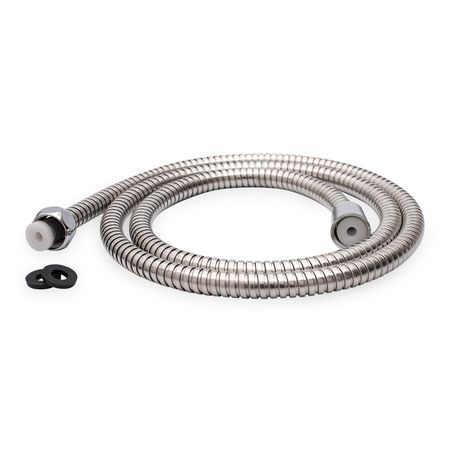 Manguera para Ducha Teléfono Cromada de Acero 140cm