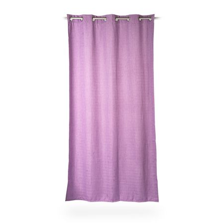 Cortina de Tela Poliéster 140x250cm Orange Lila