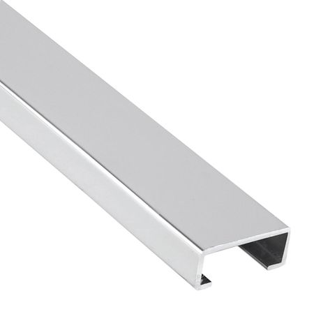 Listelo Decorativo Recto 20mm Aluminio Brillo Kantu