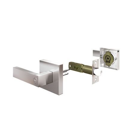 Manija para baño Cuadrada Forte Acero