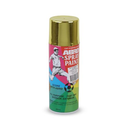 Pintura Spray Metálico Premium Oro 18k Abro