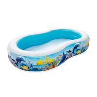 Piscina Inflable Ovalada Bestway Laguna marina 544L 262x157x46cm Azul