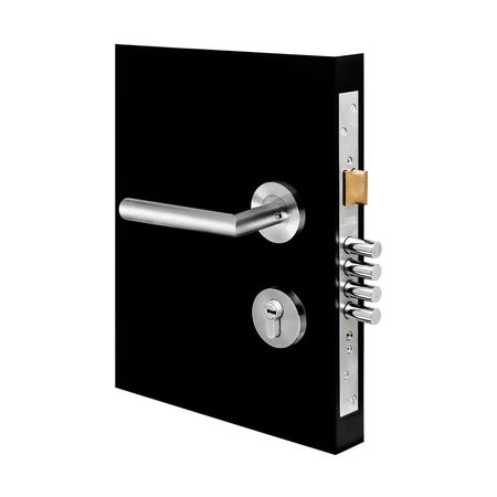 Cerradura de Embutir Acero Inoxidable Cantol Modelo GE63D Plata