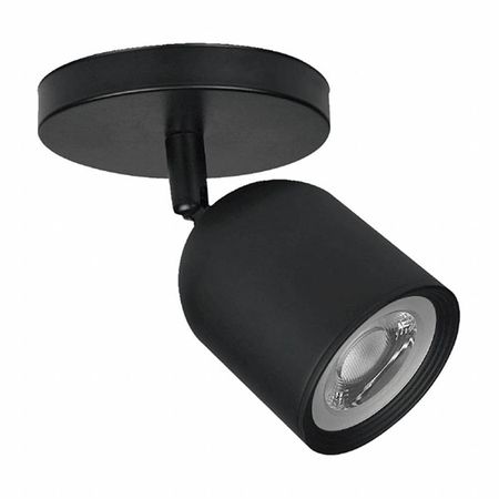 Spot LED para adosar 7W Negro Luz Blanca Lightech