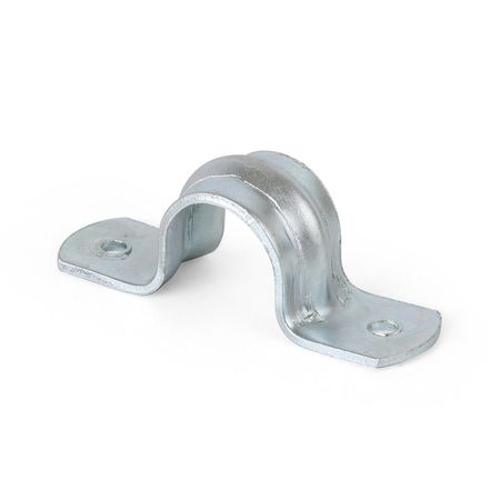 Abrazadera de Metal Jormen 1/2'' con 2 Orejas de 2mm Plata